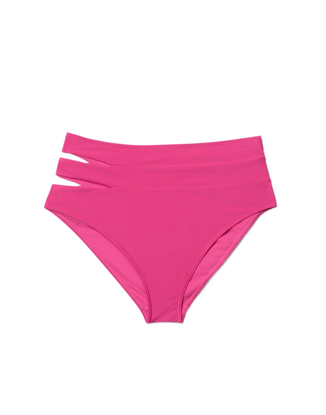 Demi Dark Pink 2 Plus Swimwear Adore Me