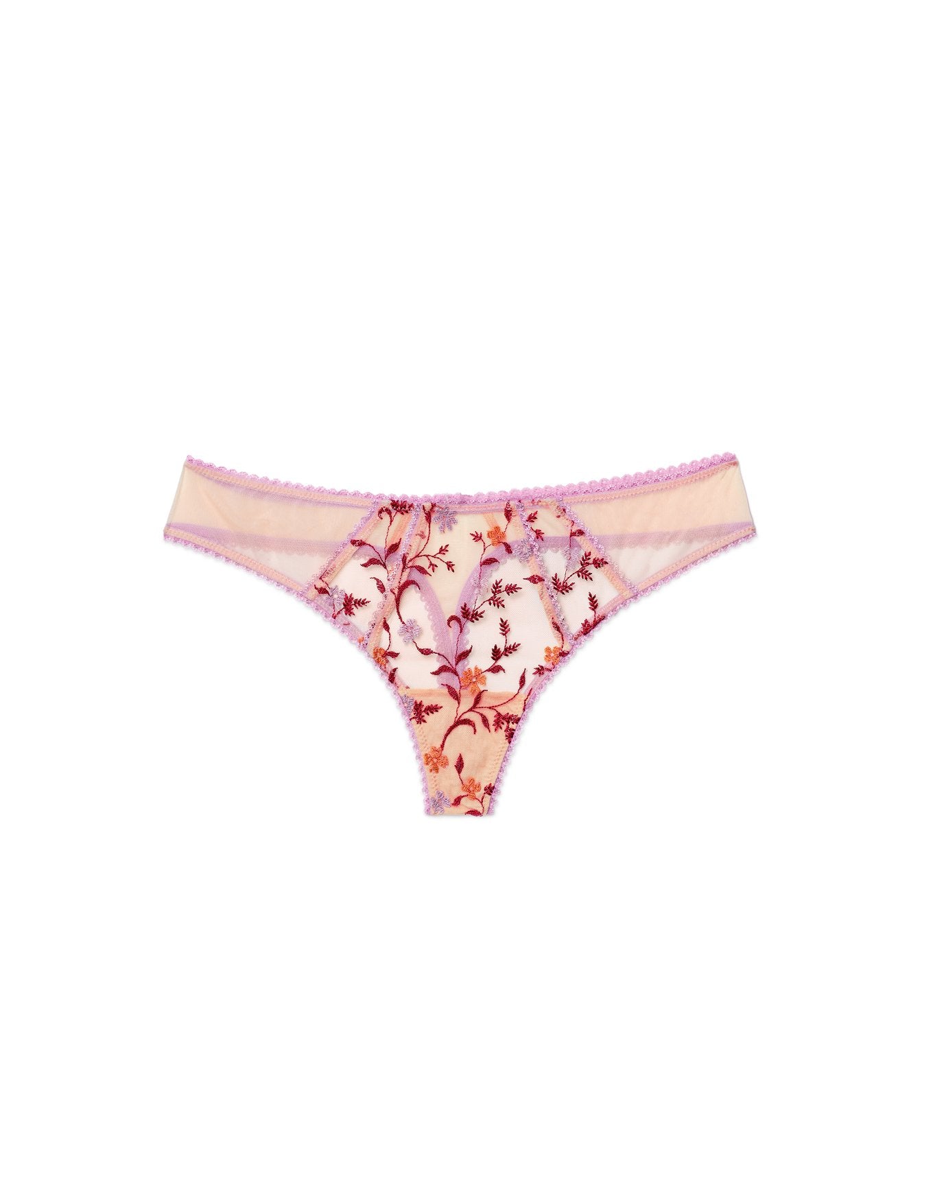 Rosa Floral Orange Plus Panty Adore Me 0036