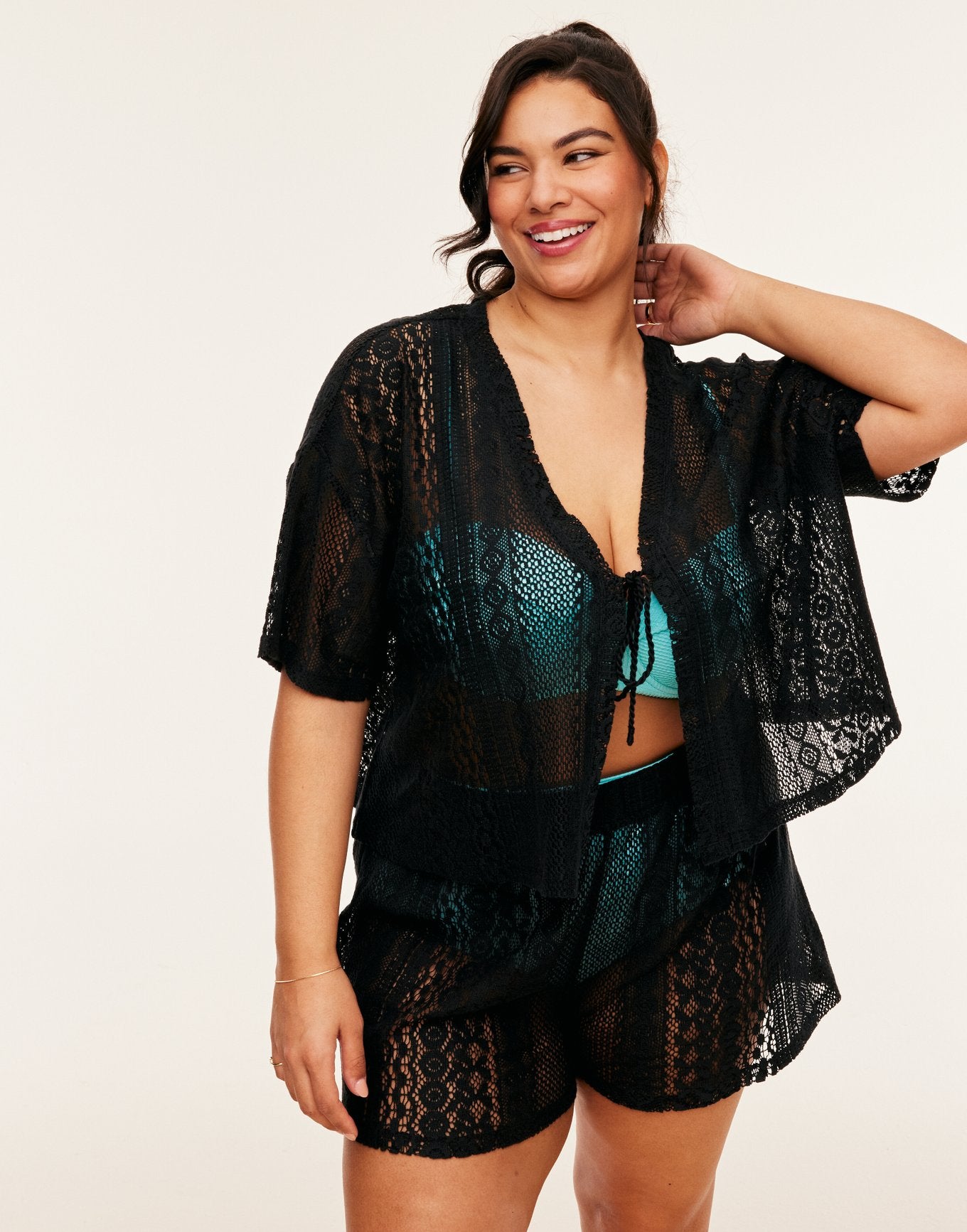 Nika Black Plus Swimwear Adore Me