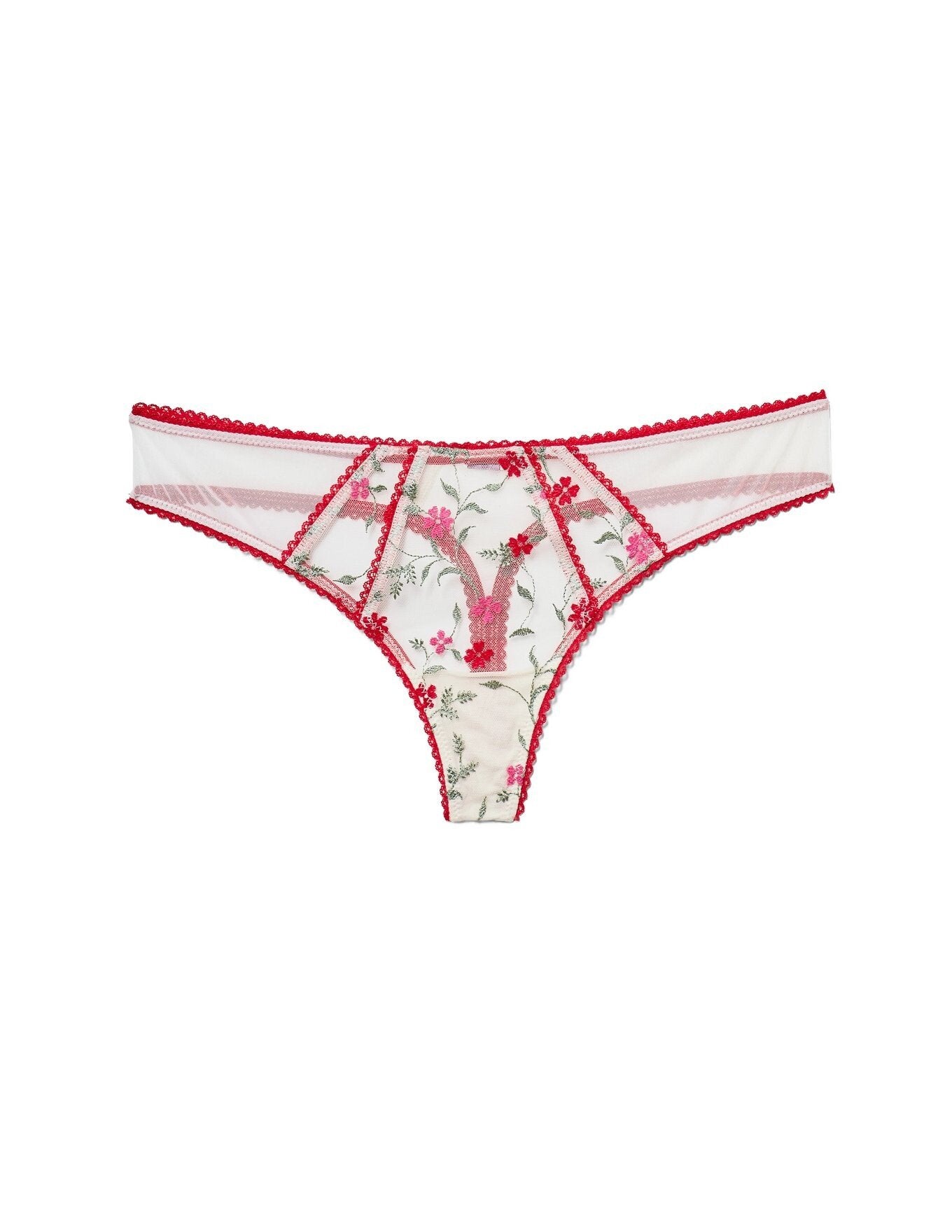 Rosa Floral Red 3 Plus Panty – Adore Me